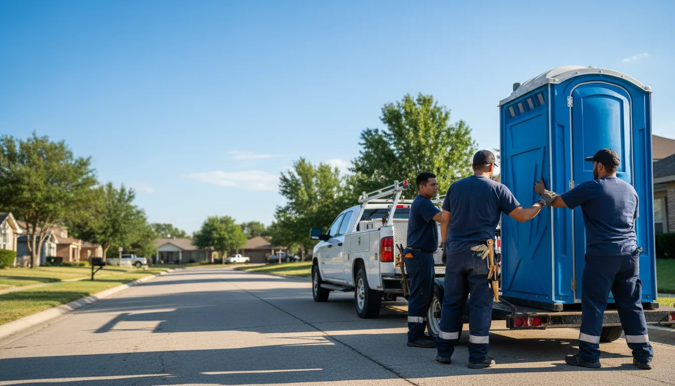 Portable Toilet Rental in Oakwood, TX near me